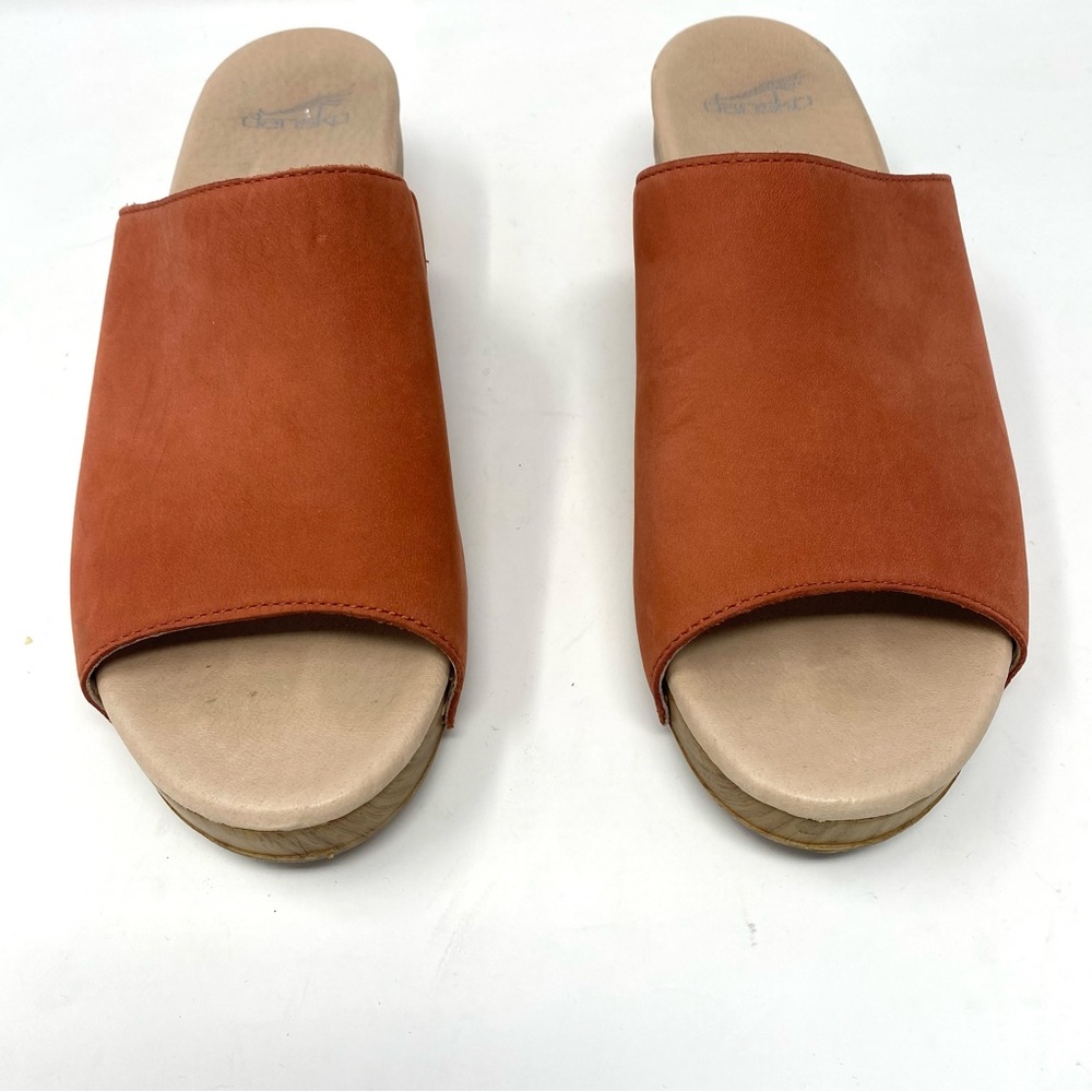 Dansko Maci Coral Nubuck Slide Sandals - Picture 5 of 13